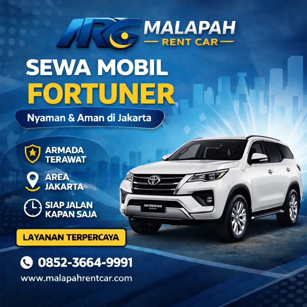 FORTUNER Dengan Driver