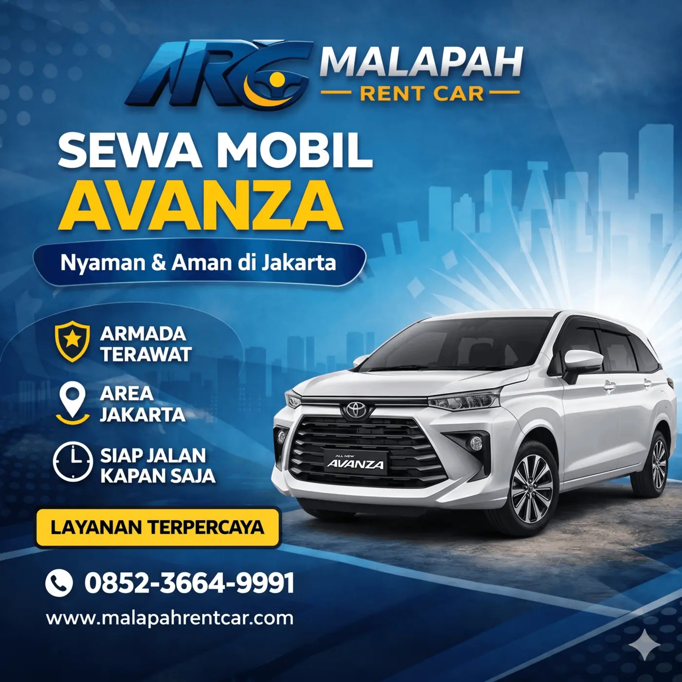 AVANZA ALL NEW Dengan Driver